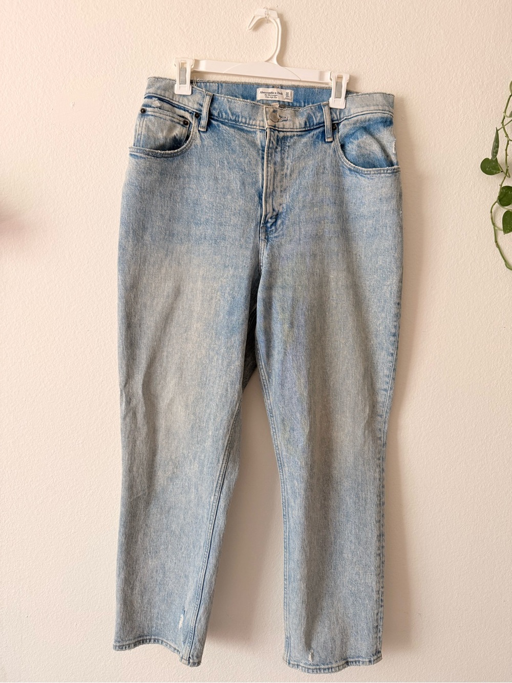 Abercrombie & Fitch Light Blue Straight Leg Jeans